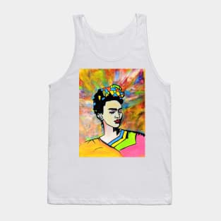 Frida Khalo: colorful and geometric Tank Top